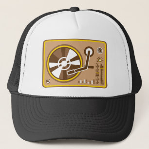 Casquette Vecteur de joueur de vinyle