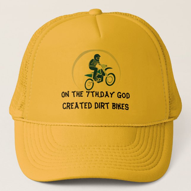 Casquette Vecteur Vectoriel Dirt Biker (Devant)