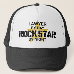 Casquette Vedette du rock d'avocat par nuit
