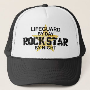 Casquette Vedette du rock de maître nageur par nuit