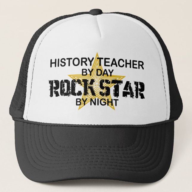 Casquette Vedette du rock de professeur d'histoire (Devant)