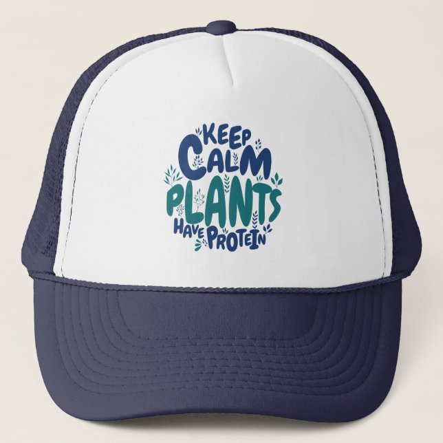 Casquette Vegas Conserver Calme Plantes ont Protein Végétari (Devant)