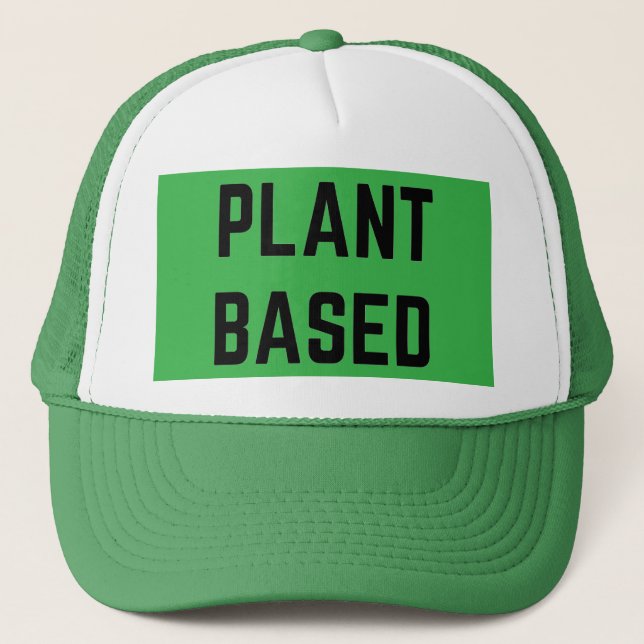Casquette Végétalien à base de plantes (Devant)