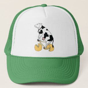 Casquette Vélo d'équitation de vache avec des roues de rou
