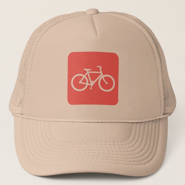 Casquette Vélo - Pink Tropical (Devant)