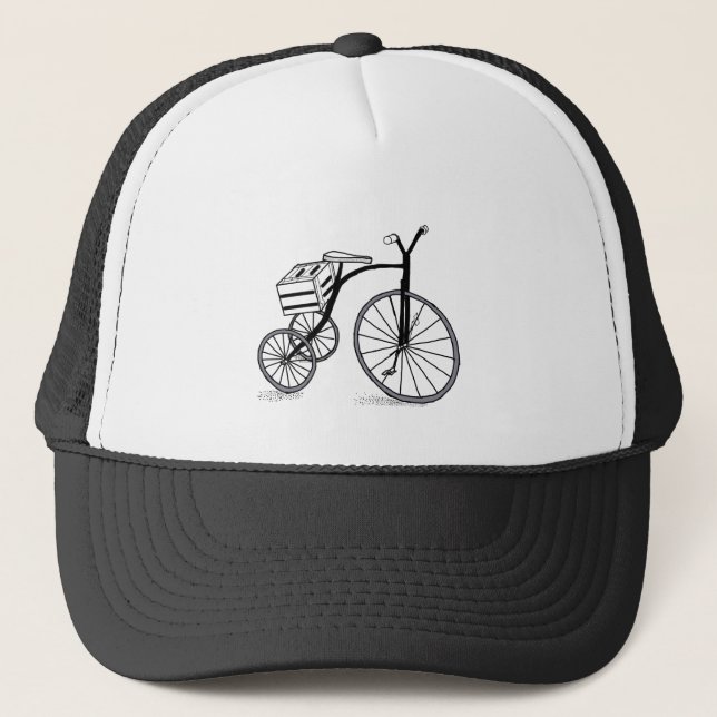 Casquette Vélo sur 3 roues (Devant)