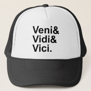 Casquette Veni Vidi Vici Je suis venu, j'ai vu, j'ai conqu