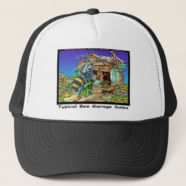 Casquette Ventes de Garage d'abeilles typiques Drôle Cadeaux (Devant)