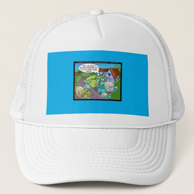 Casquette Ventes immobilières escargot Cadeaux et objets de  (Devant)