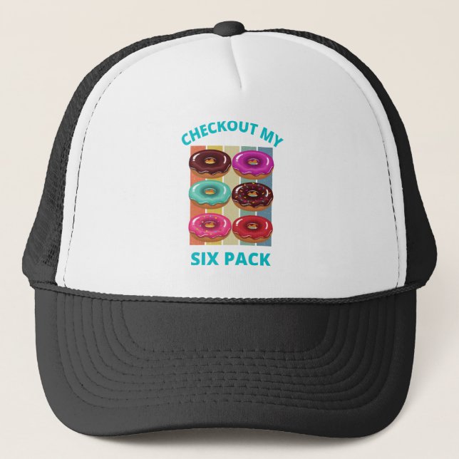 CASQUETTE VÉRIFIEZ MES SIX DONUTS PACK (Devant)