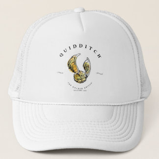 Casquette Vernis à l'aquarelle Snitch dorée