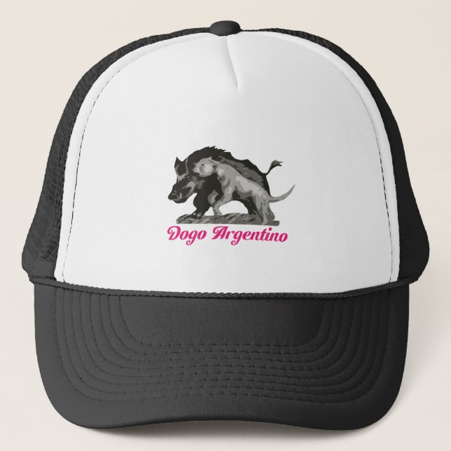 Casquette Verrat et Dogo de DACA dans le rose (Devant)