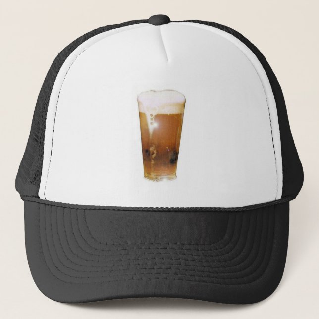 Casquette Verre de bière avec mousse (Devant)