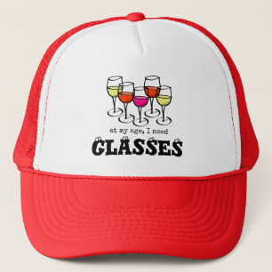 Casquette Verre De Vin De Cartographie À Mon Âge, J'Ai Besoi