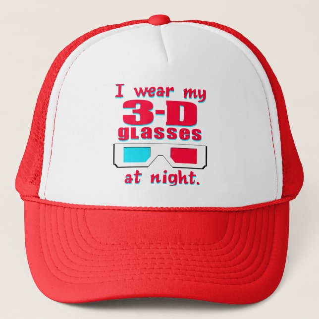 Casquette verres à trois dimensions (Devant)