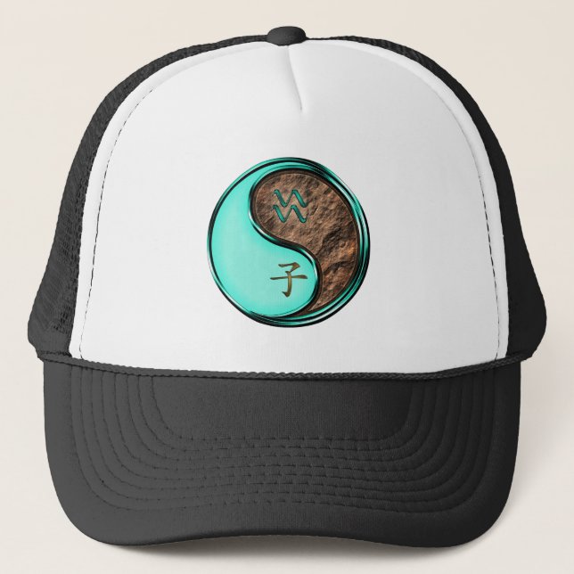 Casquette Verseau & Rat de Terre (Devant)