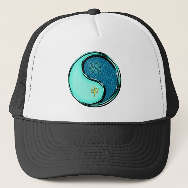 Casquette Verseau & Singe d'eau (Devant)