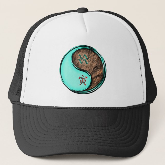 Casquette Verseau & Tigre de Terre (Devant)