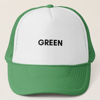 Casquette vert