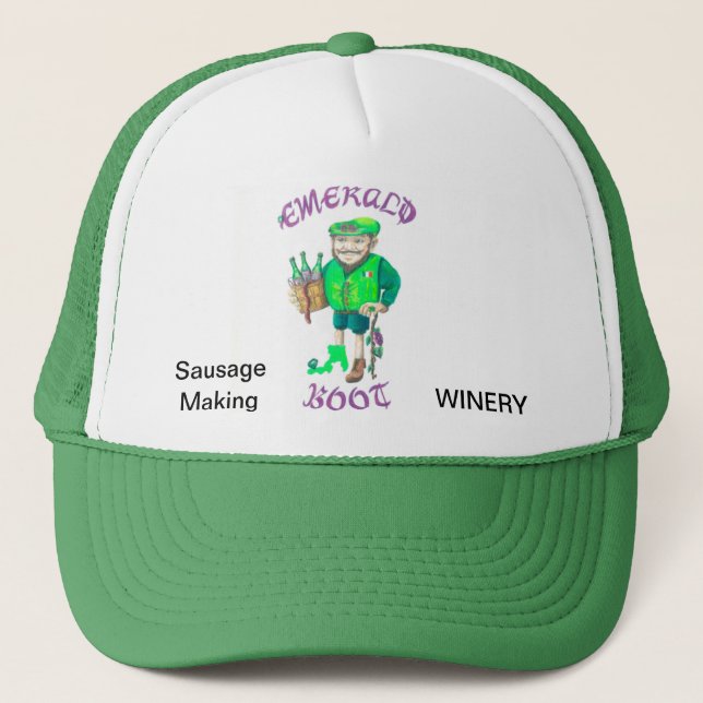 CASQUETTE VERT DE BOTTE (Devant)