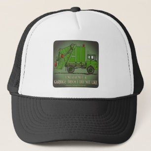 Casquette vert de citation d'opérateur de camion 