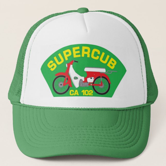 Casquette vert de correction de SuperCub (Devant)