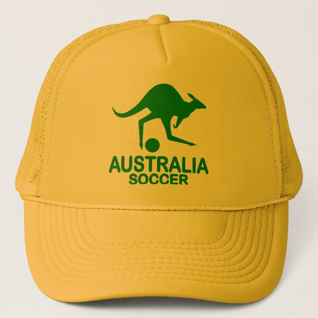 Casquette Vert de football australien (Devant)