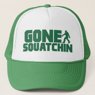 Casquette vert de SQUATCHIN ALLÉ par Bobo trouvan