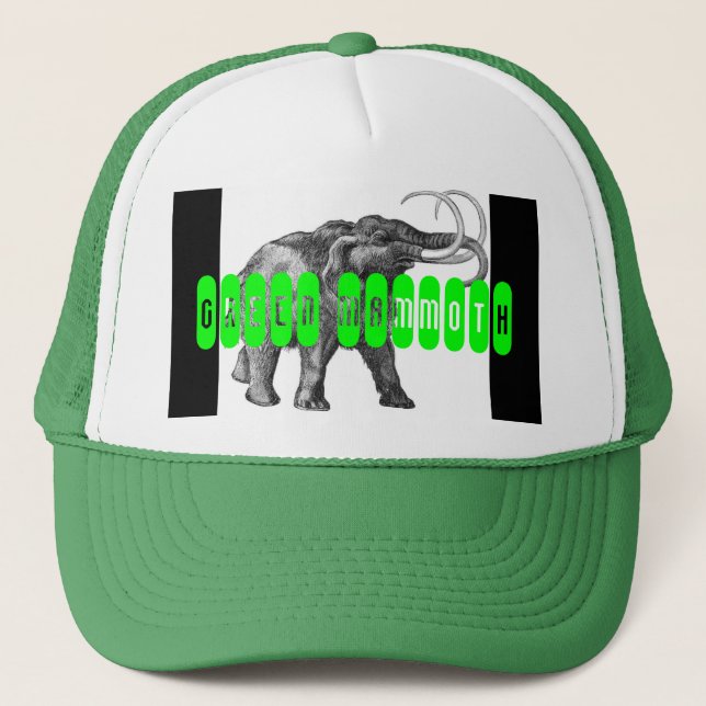 Casquette vert, MAMMOUTH de VERT (Devant)