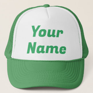 Casquette Vert PERSONNALISABLE