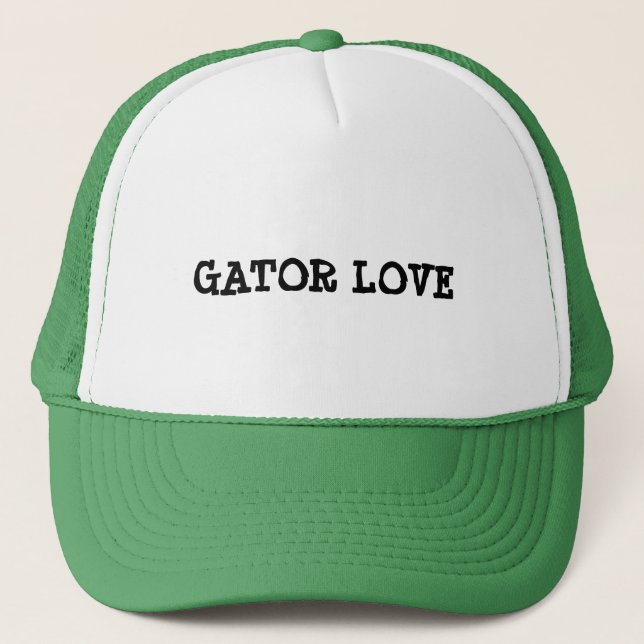 Casquette verte Gator Love (Devant)
