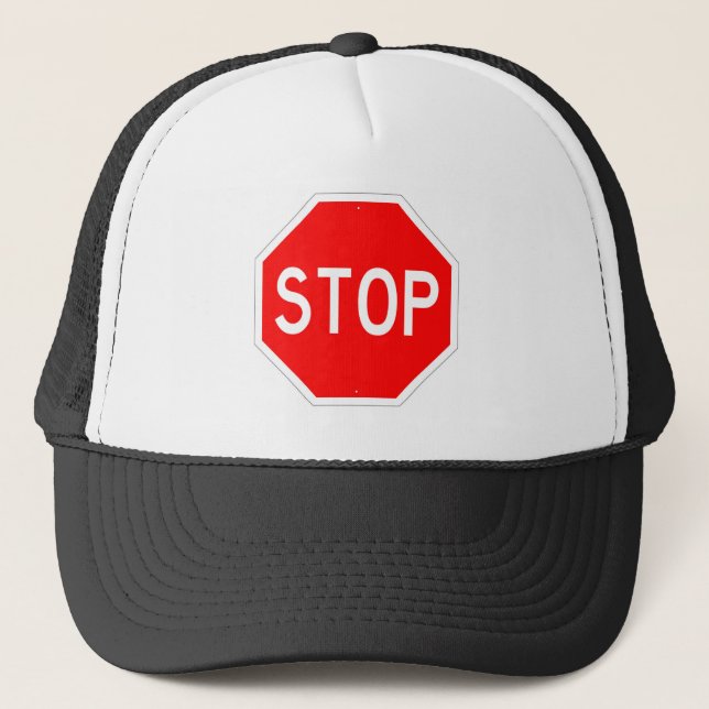 Casquette Very Fun STOP Sign Hat (Devant)