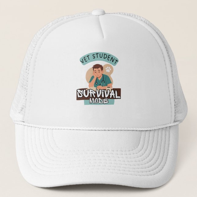 Casquette Vet Student Survival Mode – Vet Student Design (Devant)