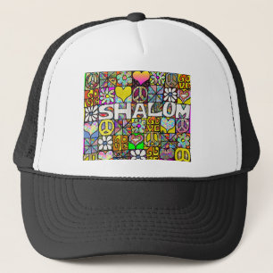 Casquette Vêtements Cadeaux Rétro 60s Psychédéliques Shalom 