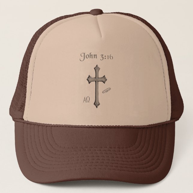 Casquette Vêtements de John 3:16 (Devant)