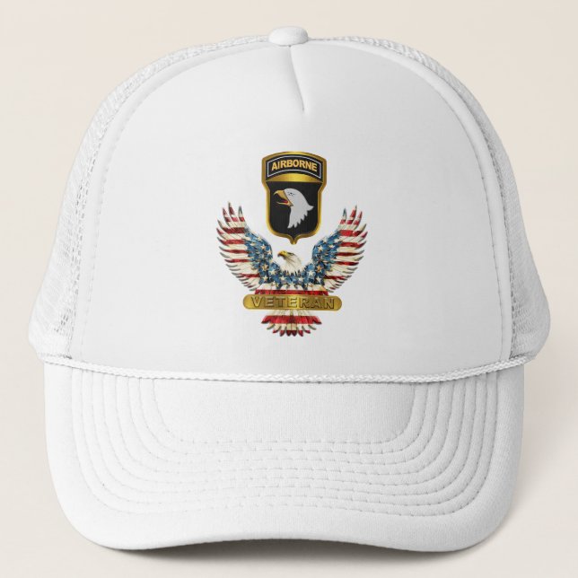 Casquette Vétéran de la 101e division aéroportée (Devant)