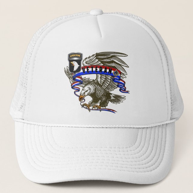 Casquette Vétéran de la 101e division aéroportée (Devant)