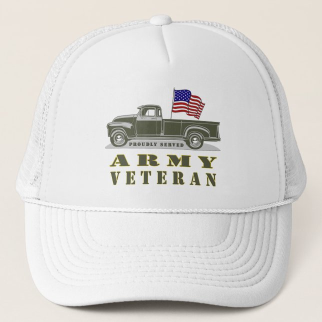 Casquette Vétéran de l'armée  (Devant)