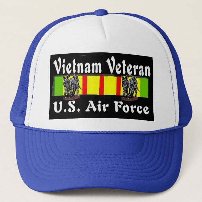 CASQUETTE VÉTÉRAN DU VIETNAM DE L'ARMÉE DE L'AIR (Devant)