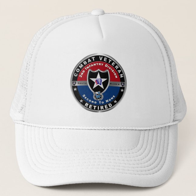 Casquette Vétéran retraité de la 2e division d'infanterie (Devant)