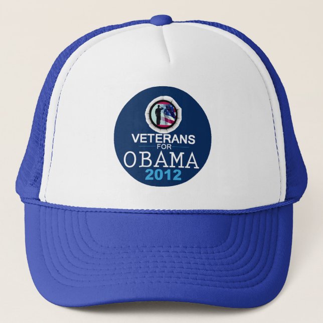 Casquette VÉTÉRANS pour OBAMA (Devant)