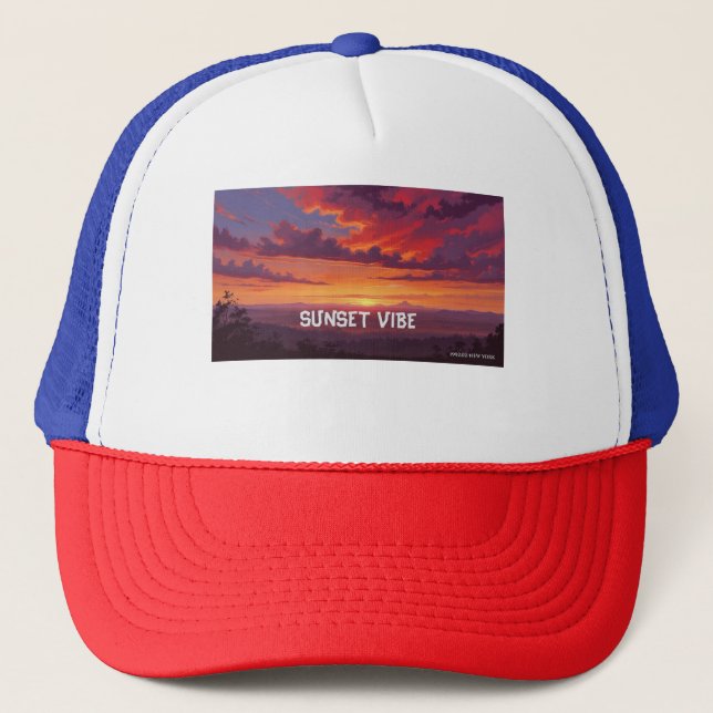 CASQUETTE VIBE DU CRÉPUSCULE (Devant)