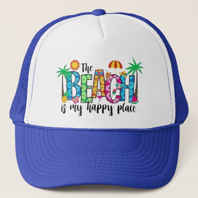Casquette vibes de plage tasses (Devant)