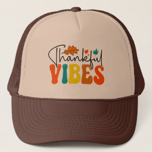 Casquette Vibes de remerciement Automne Thanksgiving