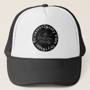 Casquette Vibes Éffrayantes Web uniquement Nom de famille Ha
