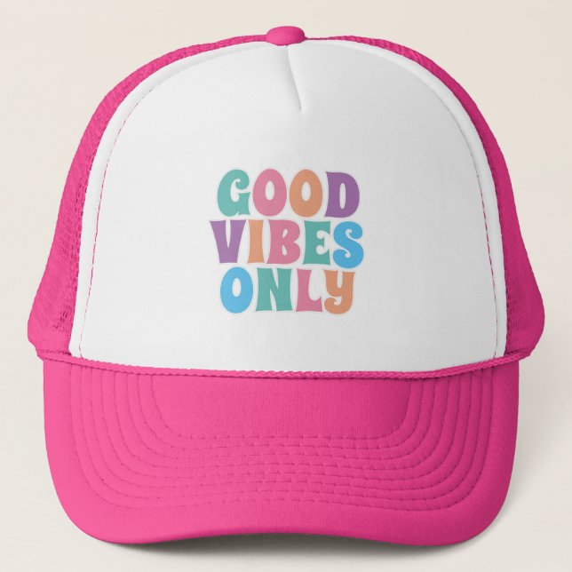 Casquette Vibes Positives Uniquement  (Devant)
