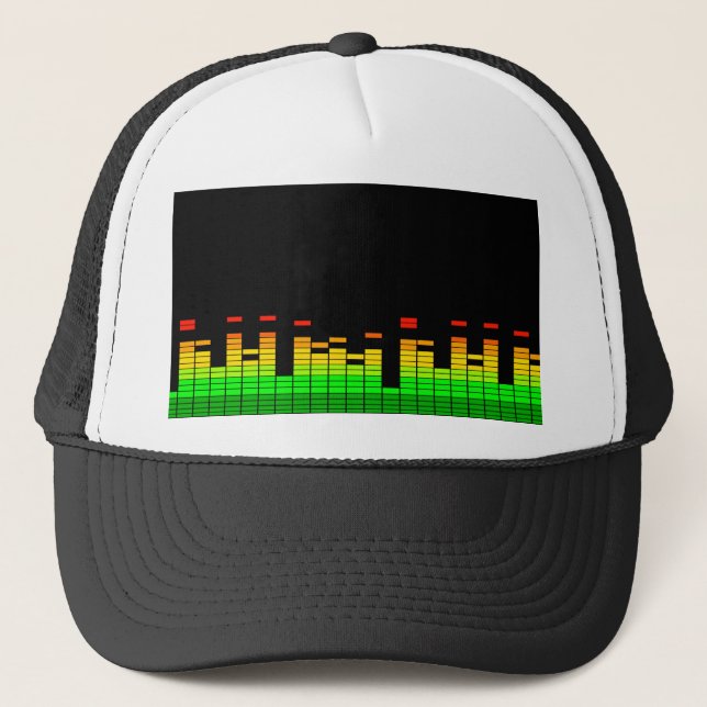 Casquette Vibraphone d'égaliseur du battement du décor de (Devant)