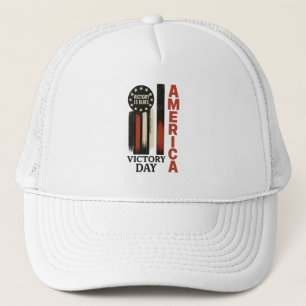 Casquette Victoire Jour Patriotique déprimé USA Art