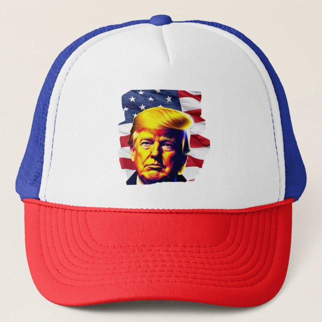 Casquette Victoire Trump - Chapeau Trucker (Devant)