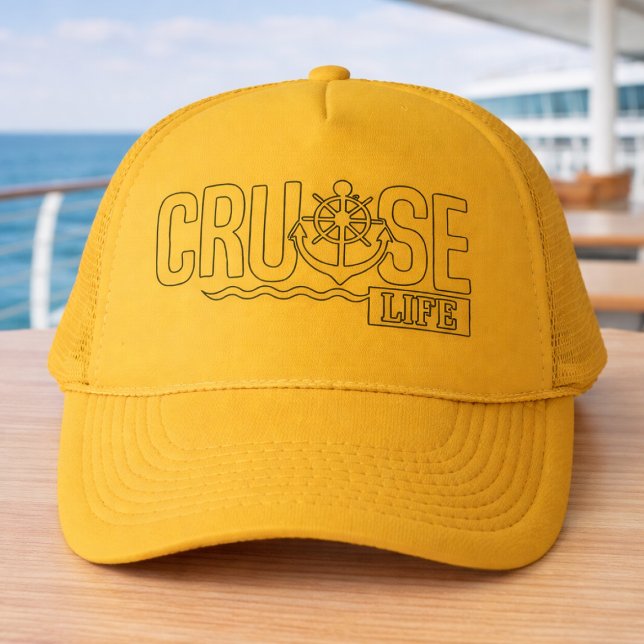 Casquette Vie de Croisière (Cruise hat for those enjoying the #CruiseLife)